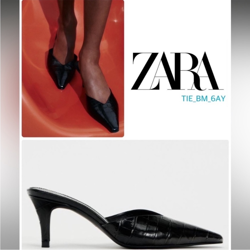 Zara mule heels